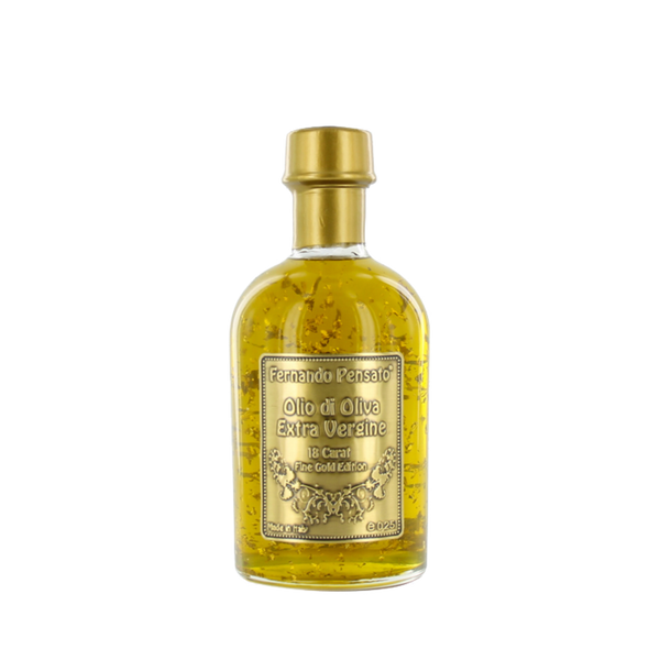 HUILE D'OLIVE AUX PAILLETTES D’OR